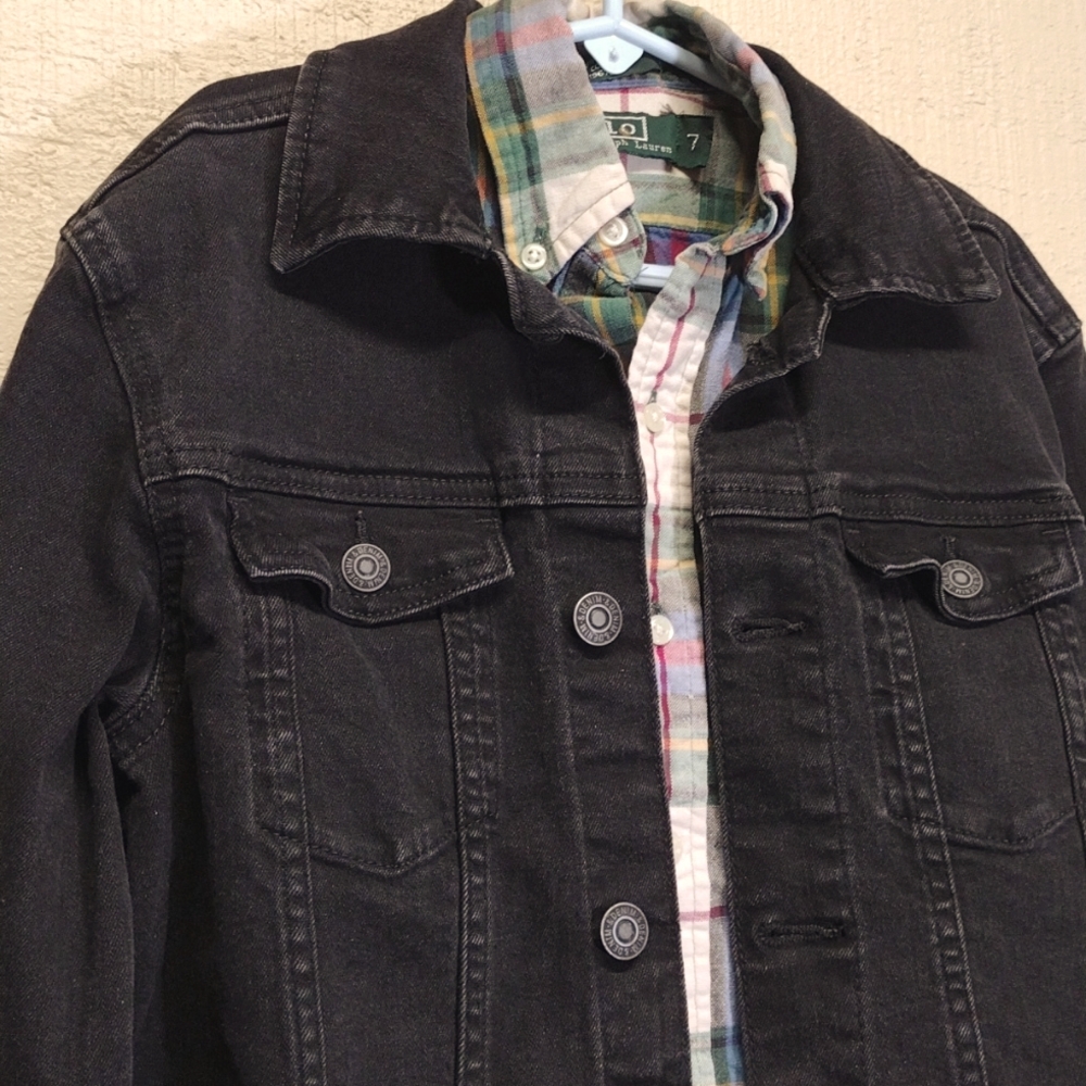 Denim trucker style jean jacket youth 10